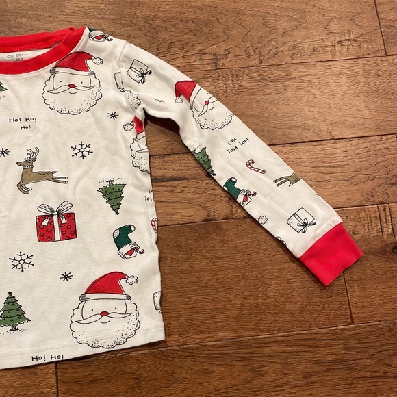 Carter’s Christmas Pajama Top - Size 5/5A - Picture 3 of 16
